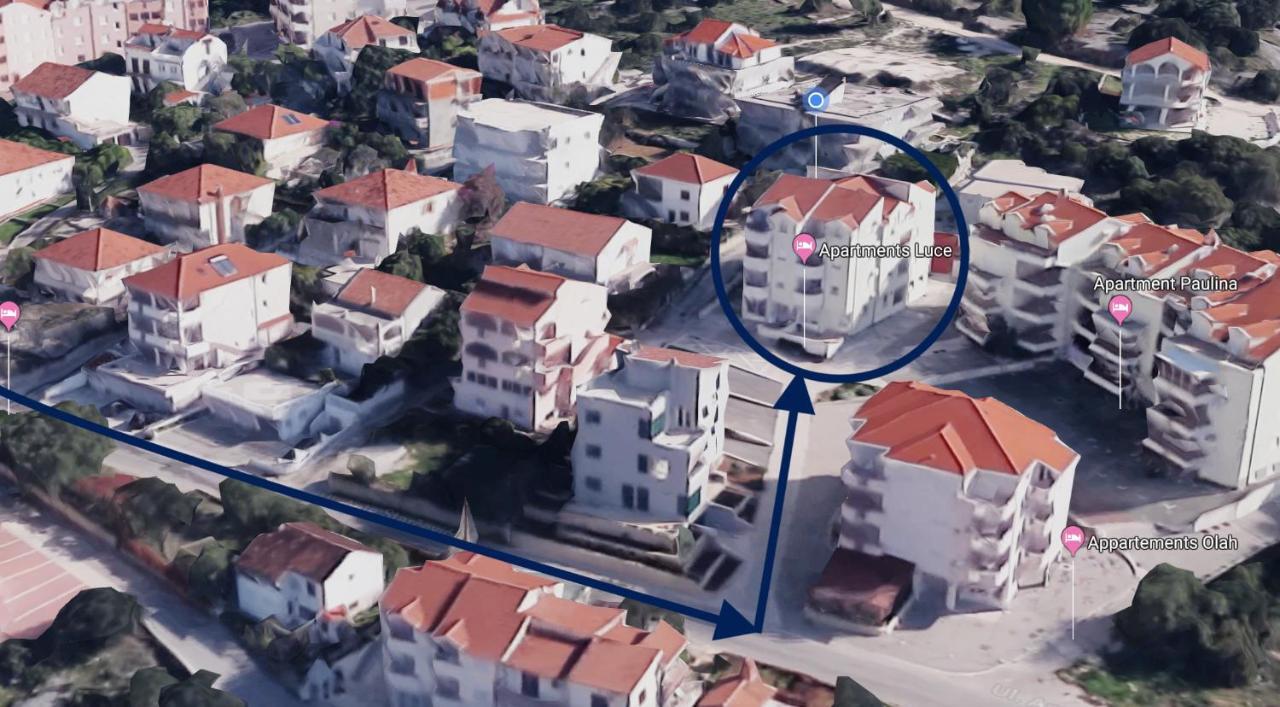 Apartments Luce Трогир Экстерьер фото